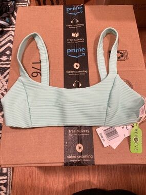 L’space Green swim top women’s M